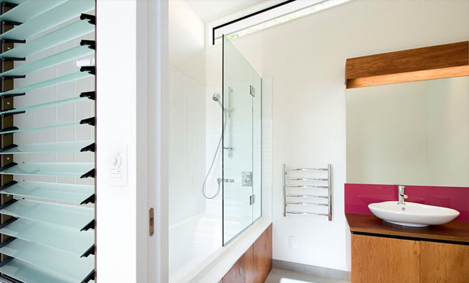 Modern New House in Point Chevalier- Bathroom